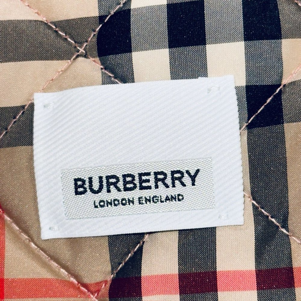Burberry Pink Quilted Kids Jacket - Picture 7 of 13